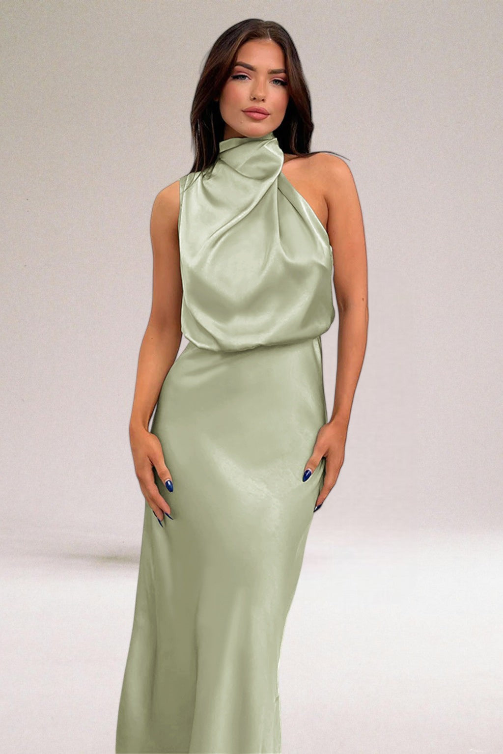 Melissa | Glamour Satin Kleid