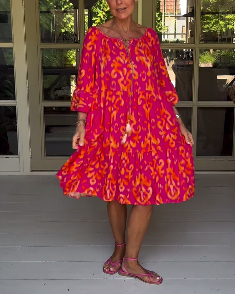 Mia | Modisches bedrucktes Kleid