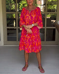Mia | Modisches bedrucktes Kleid