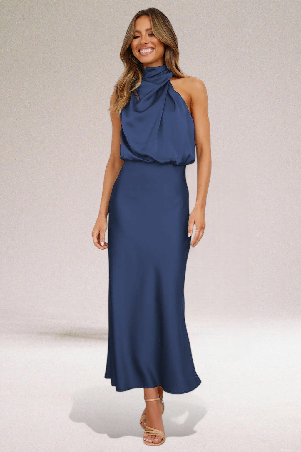 Melissa | Glamour Satin Kleid