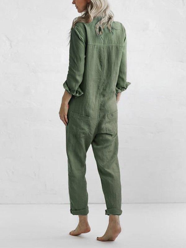 Nora | Jumpsuit mit langen Ärmeln