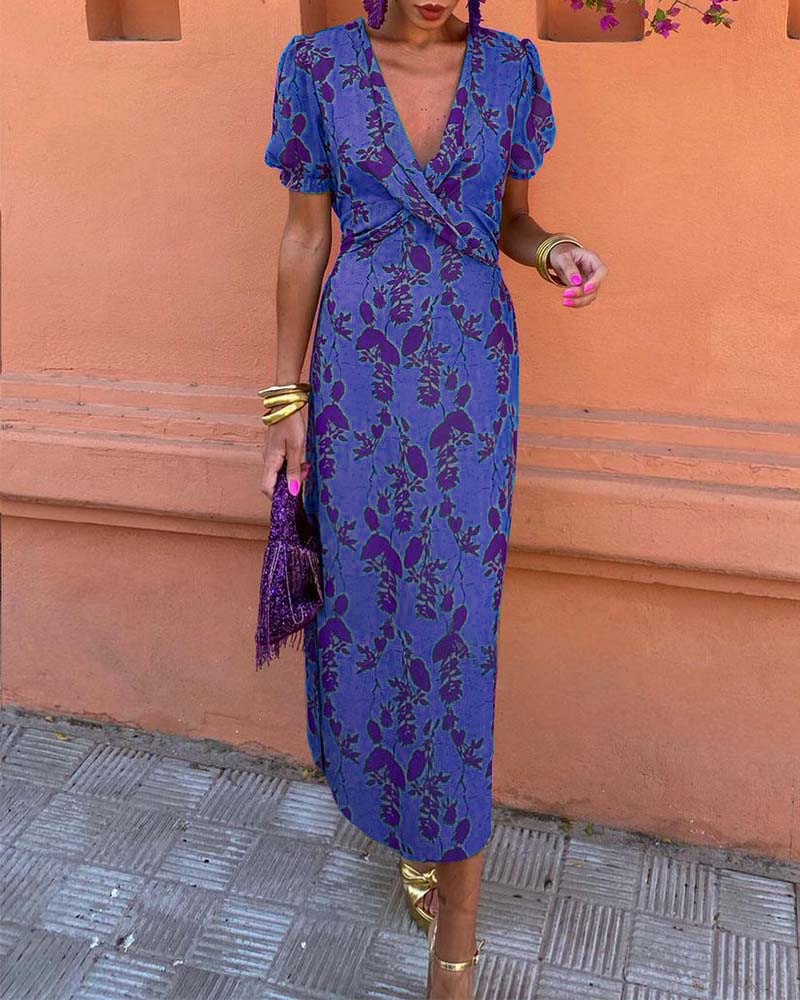 Fia | Kleid mit Puffärmeln