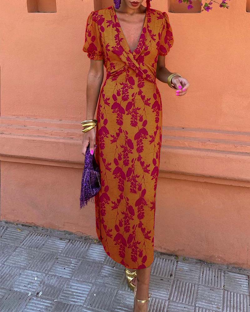 Fia | Kleid mit Puffärmeln