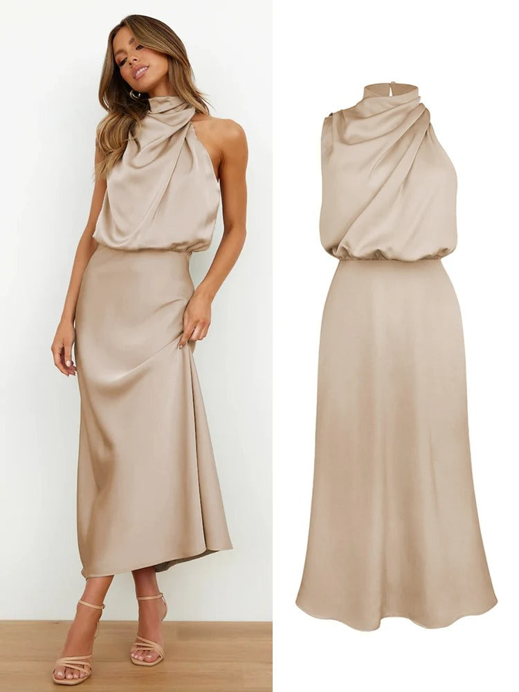 Romina | Ärmelloses langes Kleid