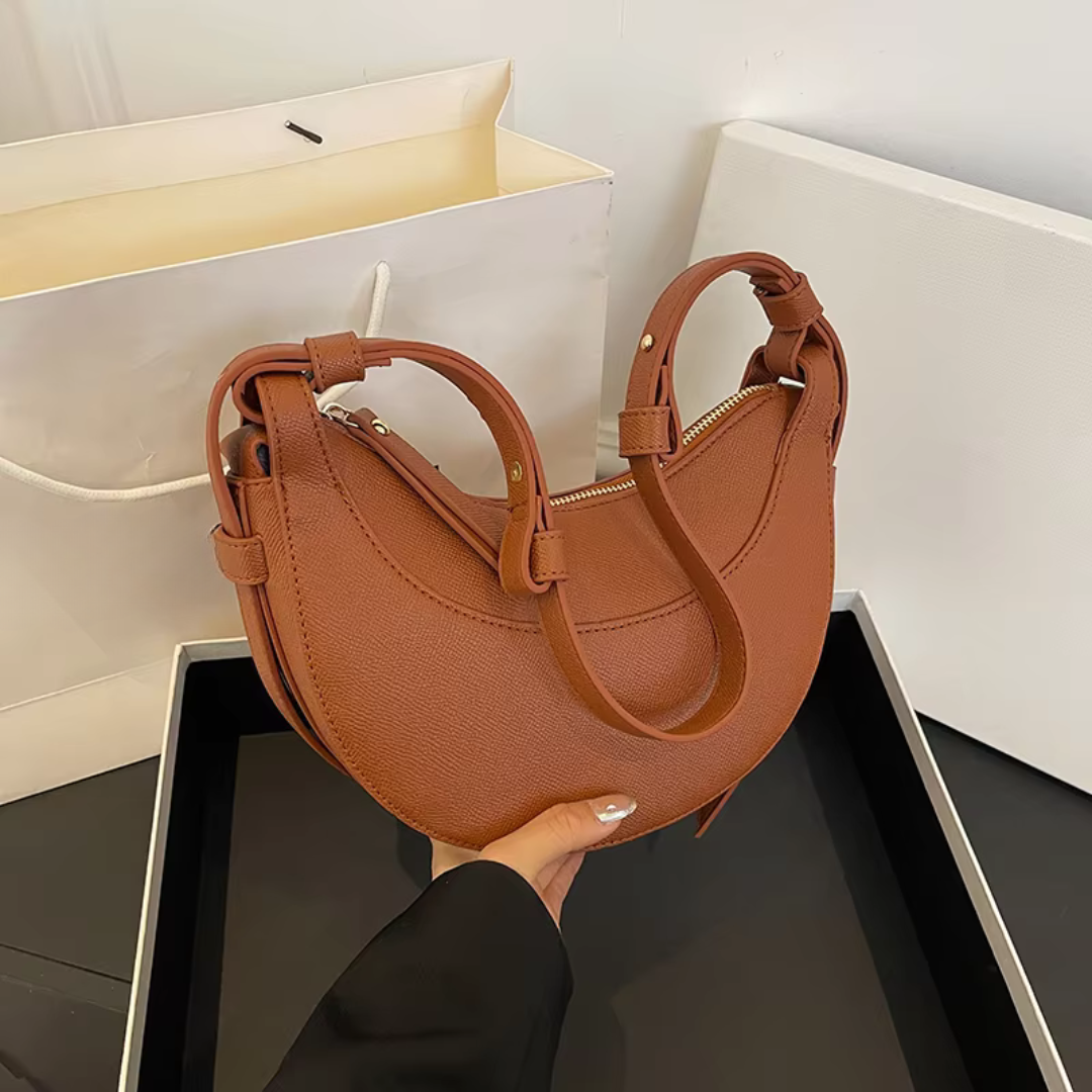 Sicchia | Borsa Tracolla Donna Mezzaluna Elegante e Versatile 4