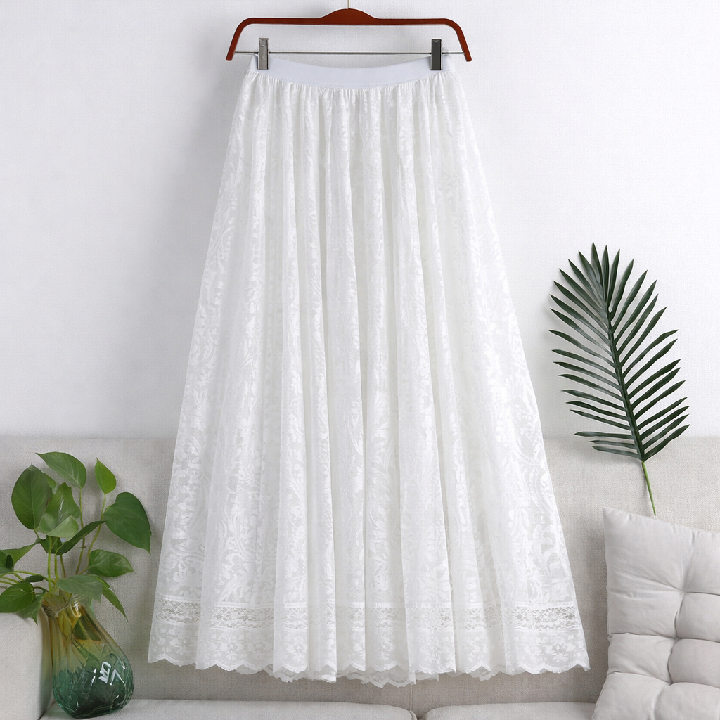 Selorina | Spitzenrock mit zeitloser Silhouette