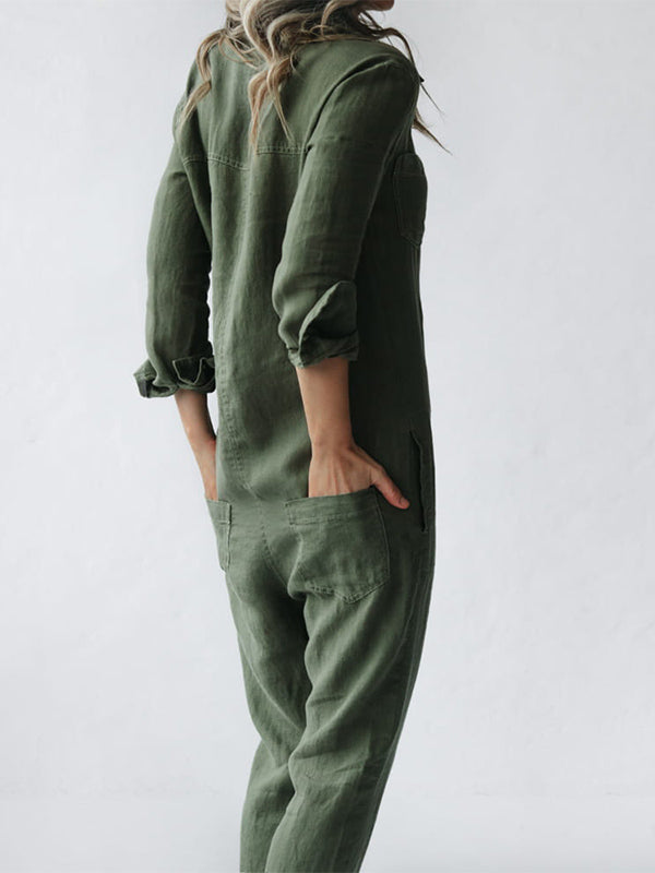 Nora | Jumpsuit mit langen Ärmeln