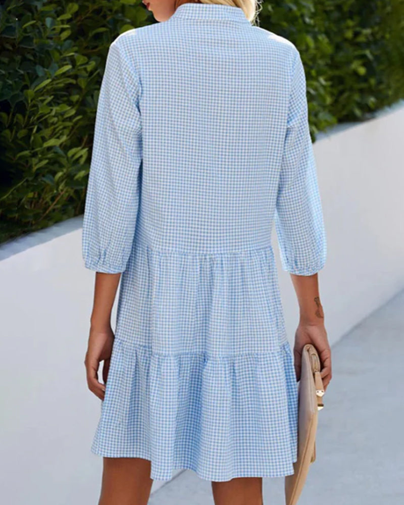 Emaline | Wunderschönes blaues Kleid