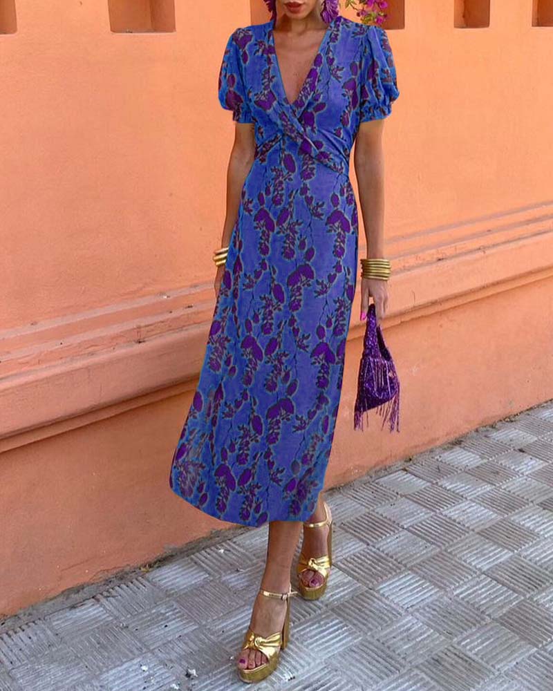 Fia | Kleid mit Puffärmeln