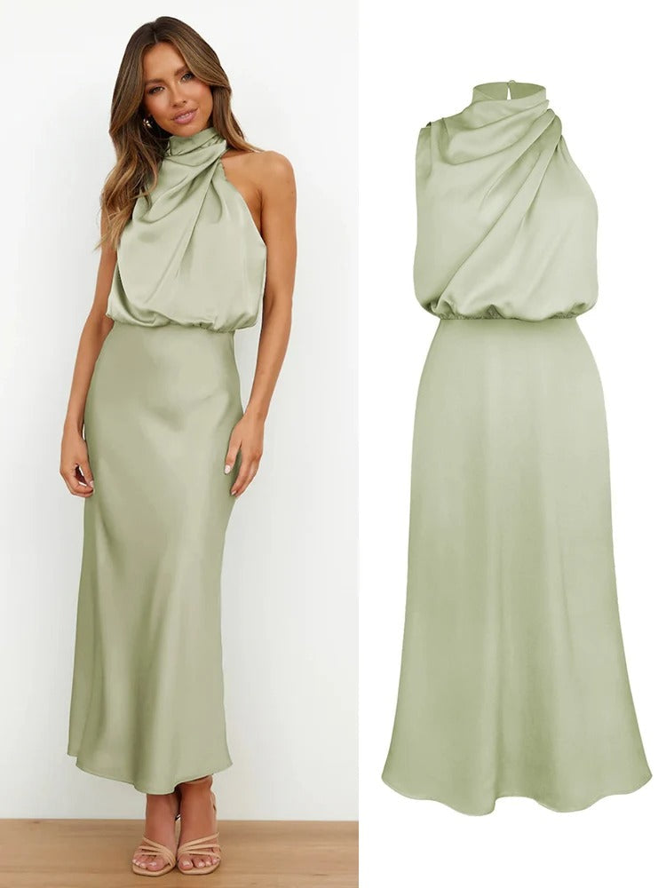 Romina | Ärmelloses langes Kleid