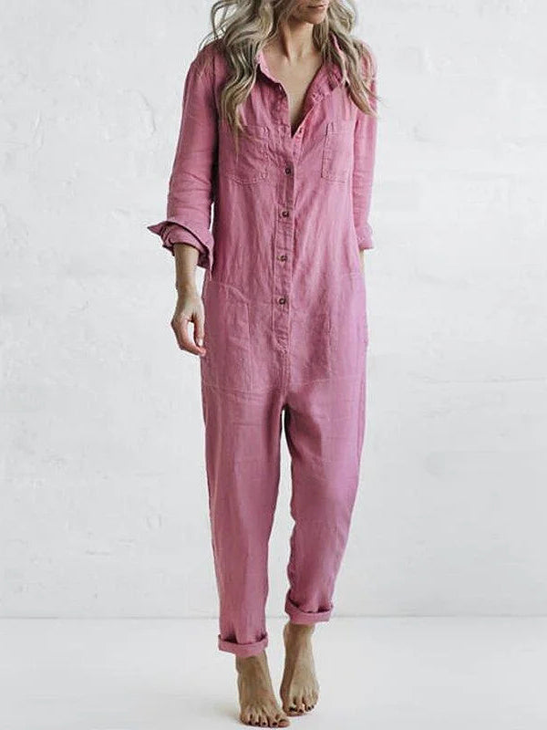 Nora | Jumpsuit mit langen Ärmeln