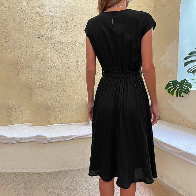 Emma | Plissiertes Kleid in Minzgrün für Zeremonien