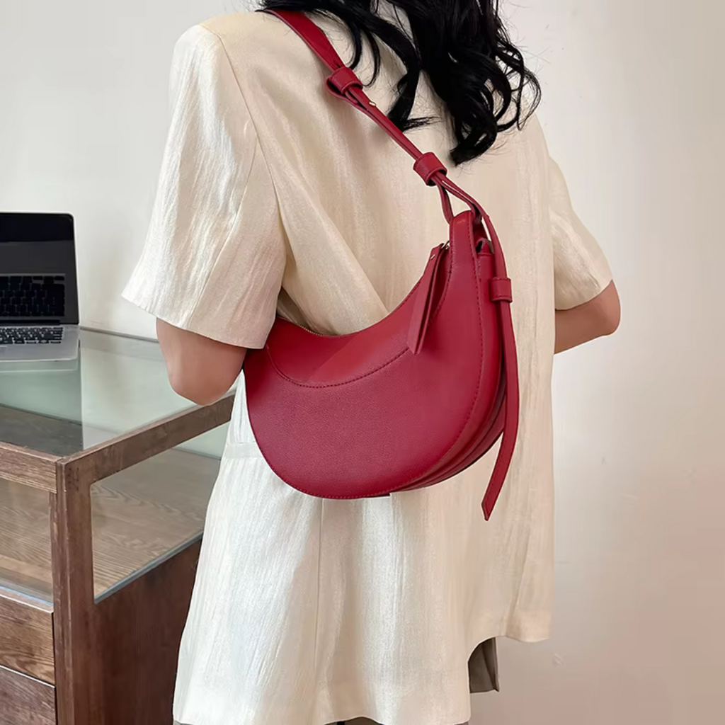 Sicchia | Elegante und vielseitige Damen-Schultertasche Mezzaluna