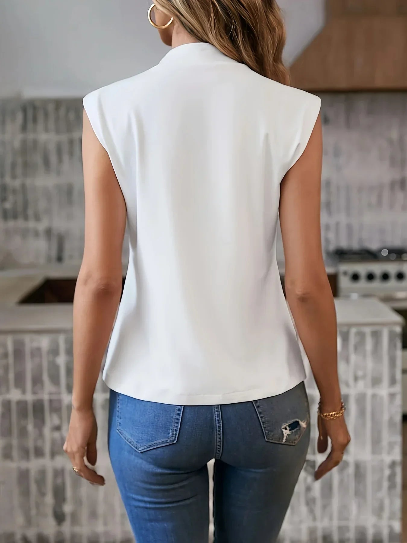 Isabella | Elegante ärmellose Bluse