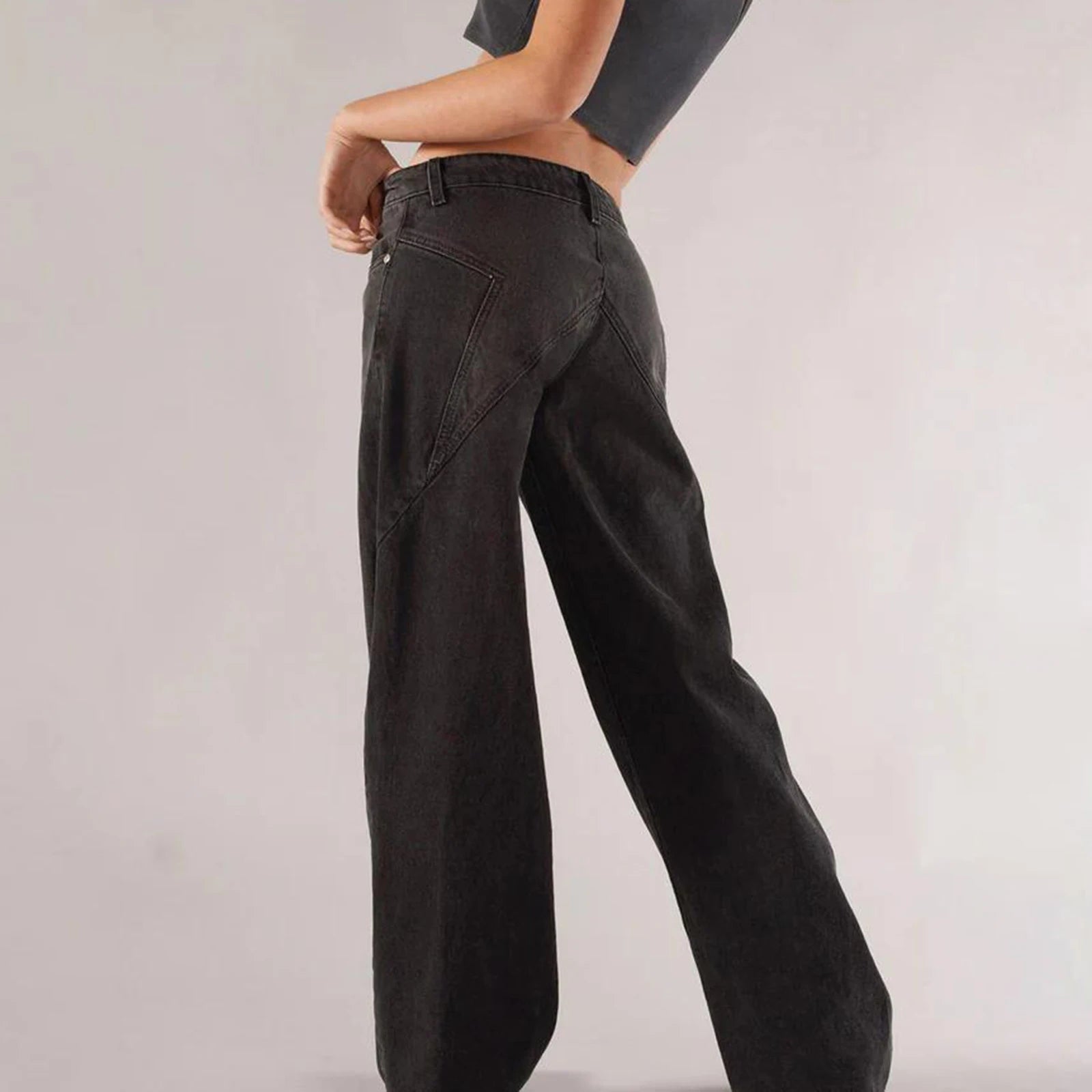 Bella | Weite Jeans mit niedriger Taille