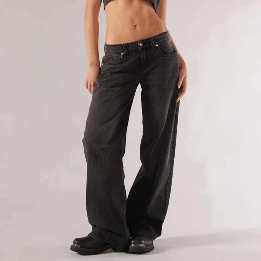 Bella | Weite Jeans mit niedriger Taille