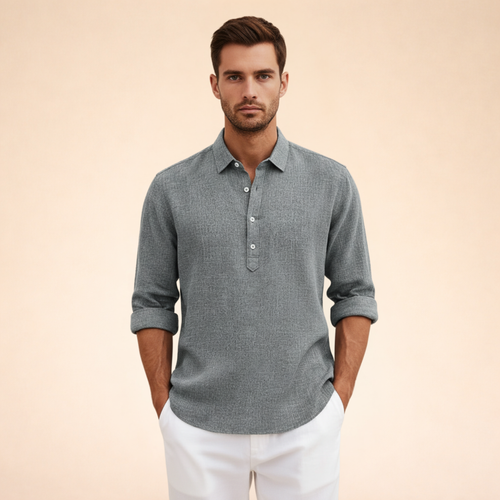 Alessio | Polo Elegante e Traspirante in Lino
