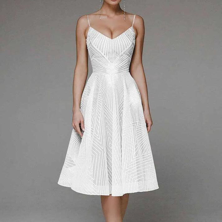 Maritza | Elegantes Kleid mit offenem Rücken