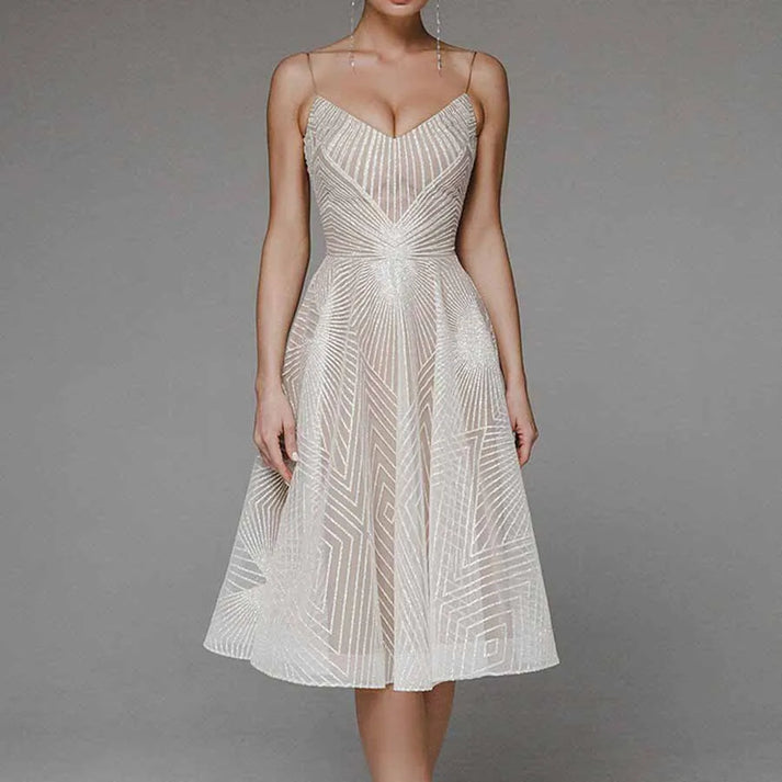 Maritza | Elegantes Kleid mit offenem Rücken