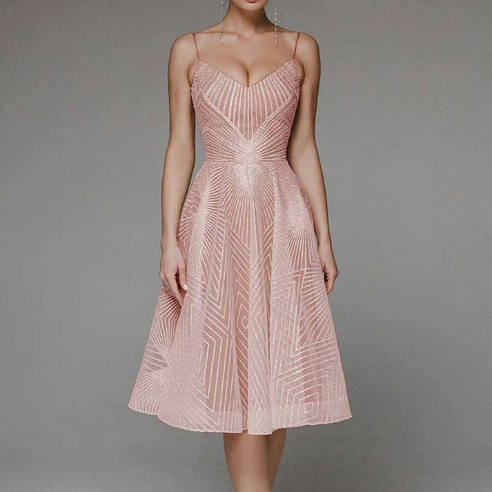 Maritza | Elegantes Kleid mit offenem Rücken