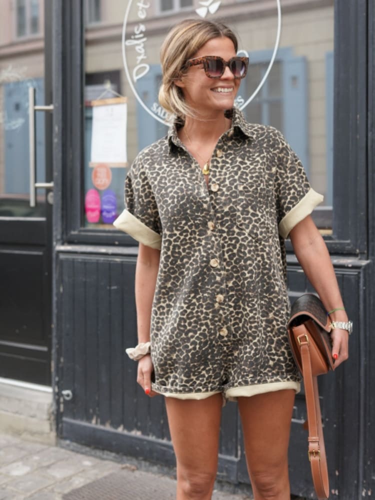 Madeleine | Leoparden-Overall