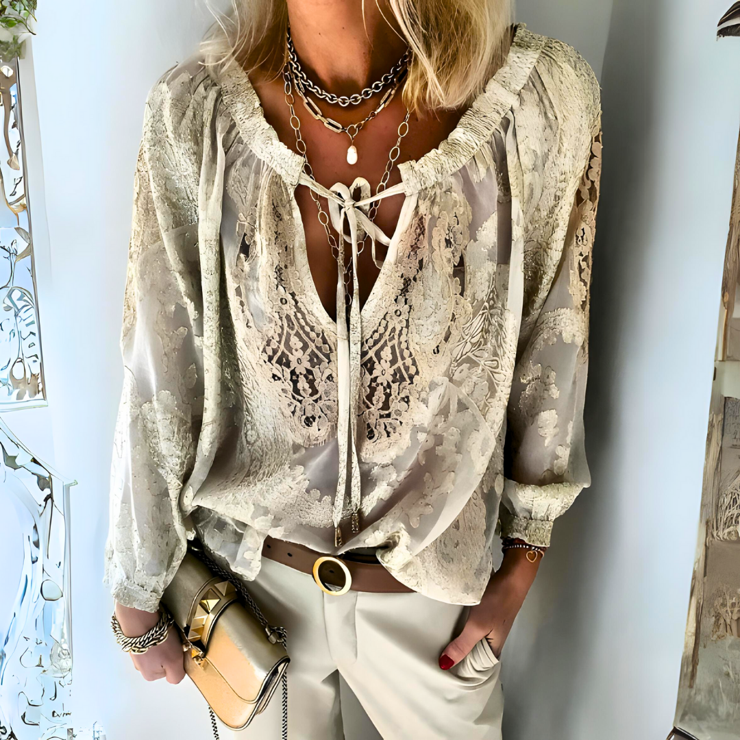 Kathrin | Moderne Bluse im Boho-Chic-Stil