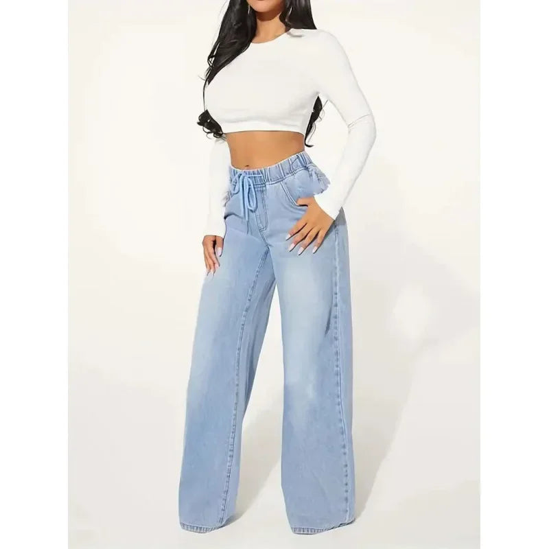 Kathrin | Weite Jeans mit hoher Taille