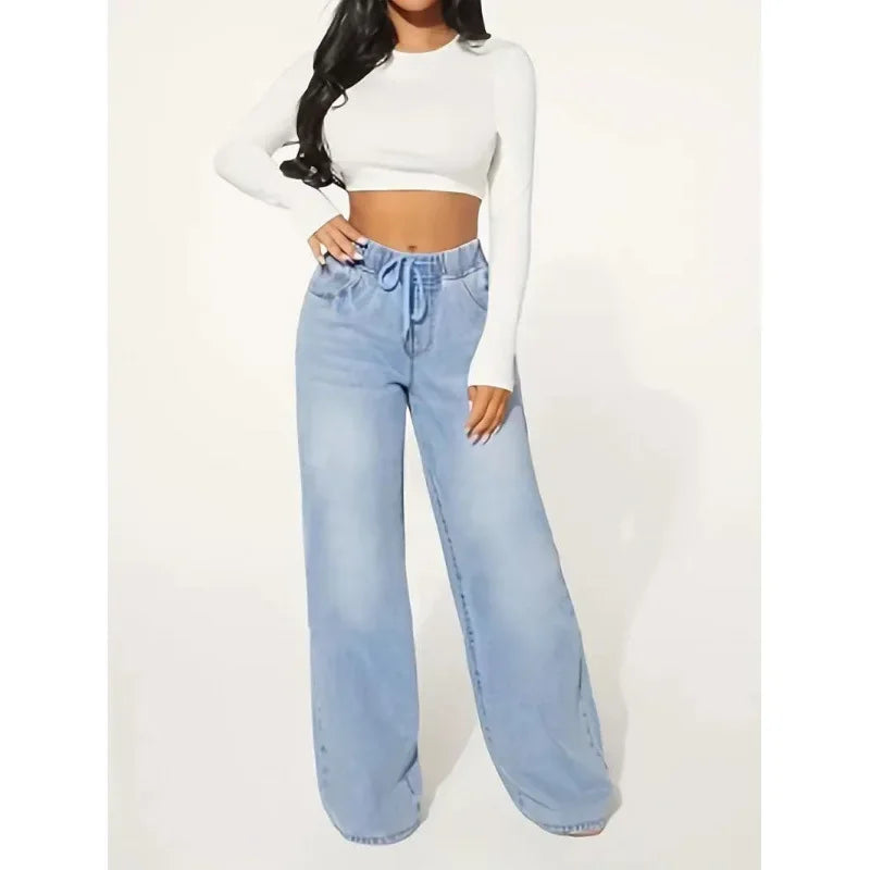 Kathrin | Weite Jeans mit hoher Taille