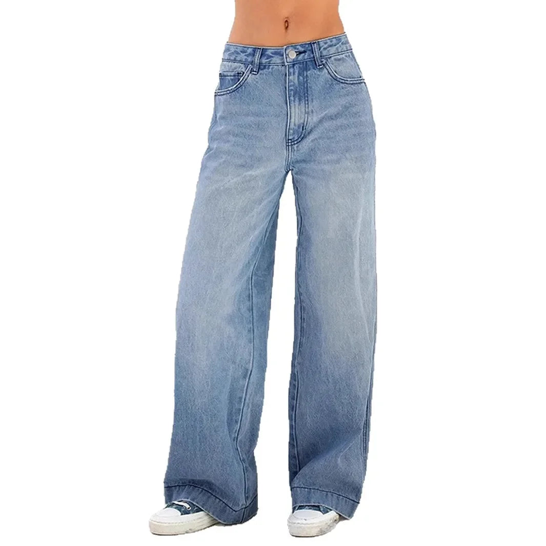 Nadine | Weite Jeans mit hoher Taille