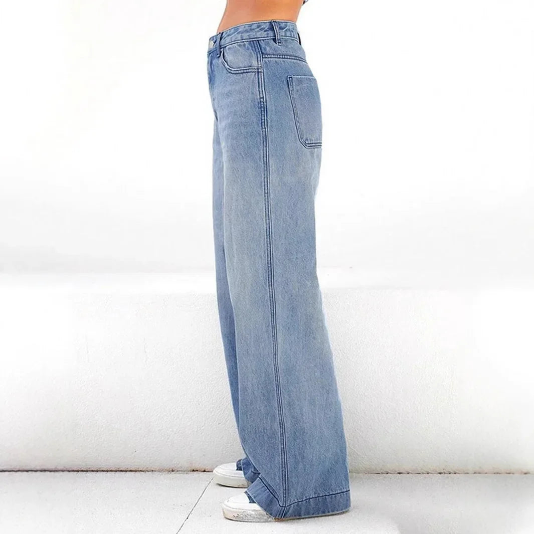 Nadine | Weite Jeans mit hoher Taille