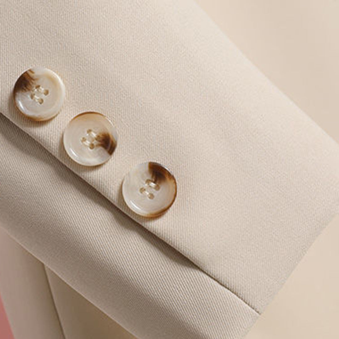 Bella | Eleganter langer Blazer mit Gürtel