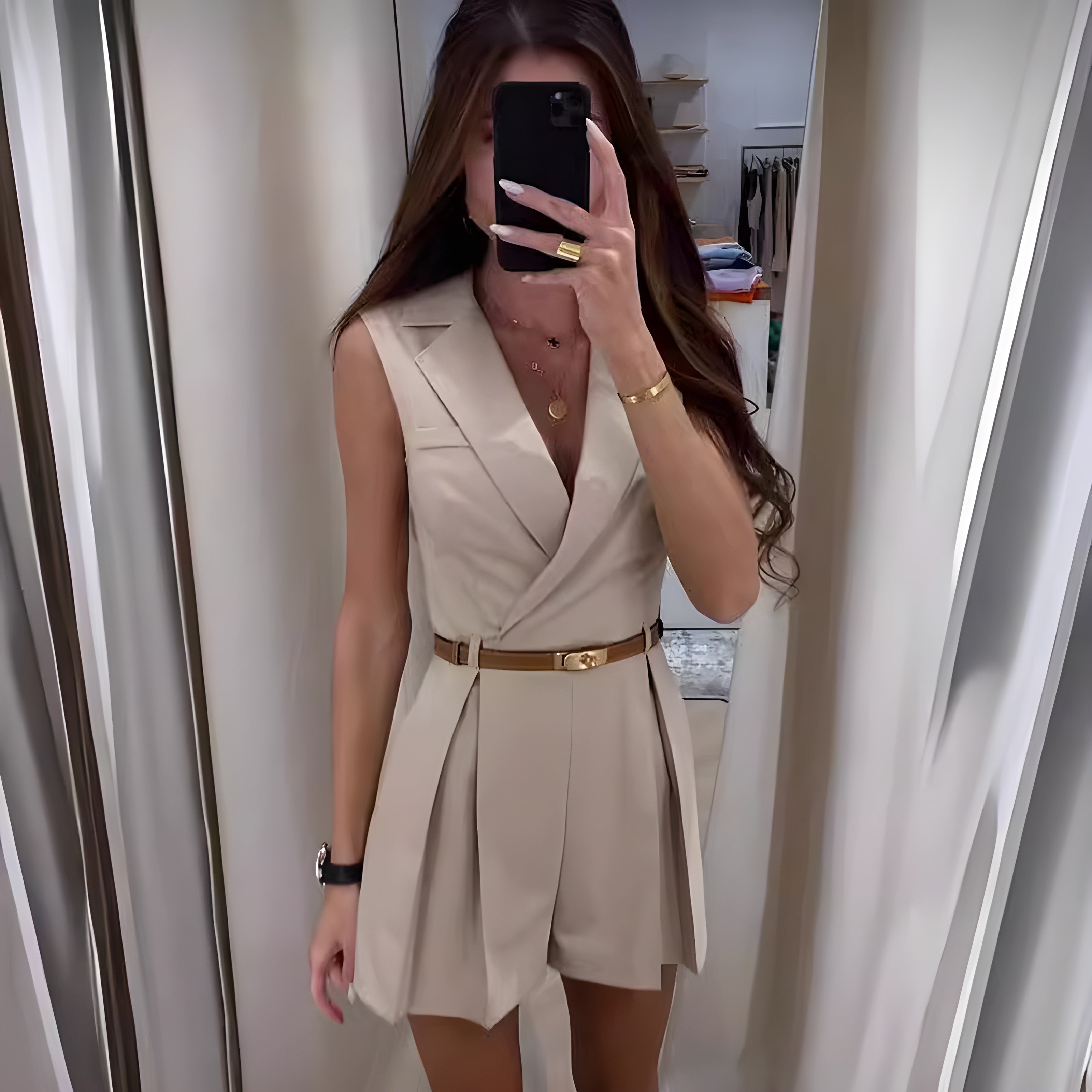 Camilla | Eleganter ärmelloser Overall