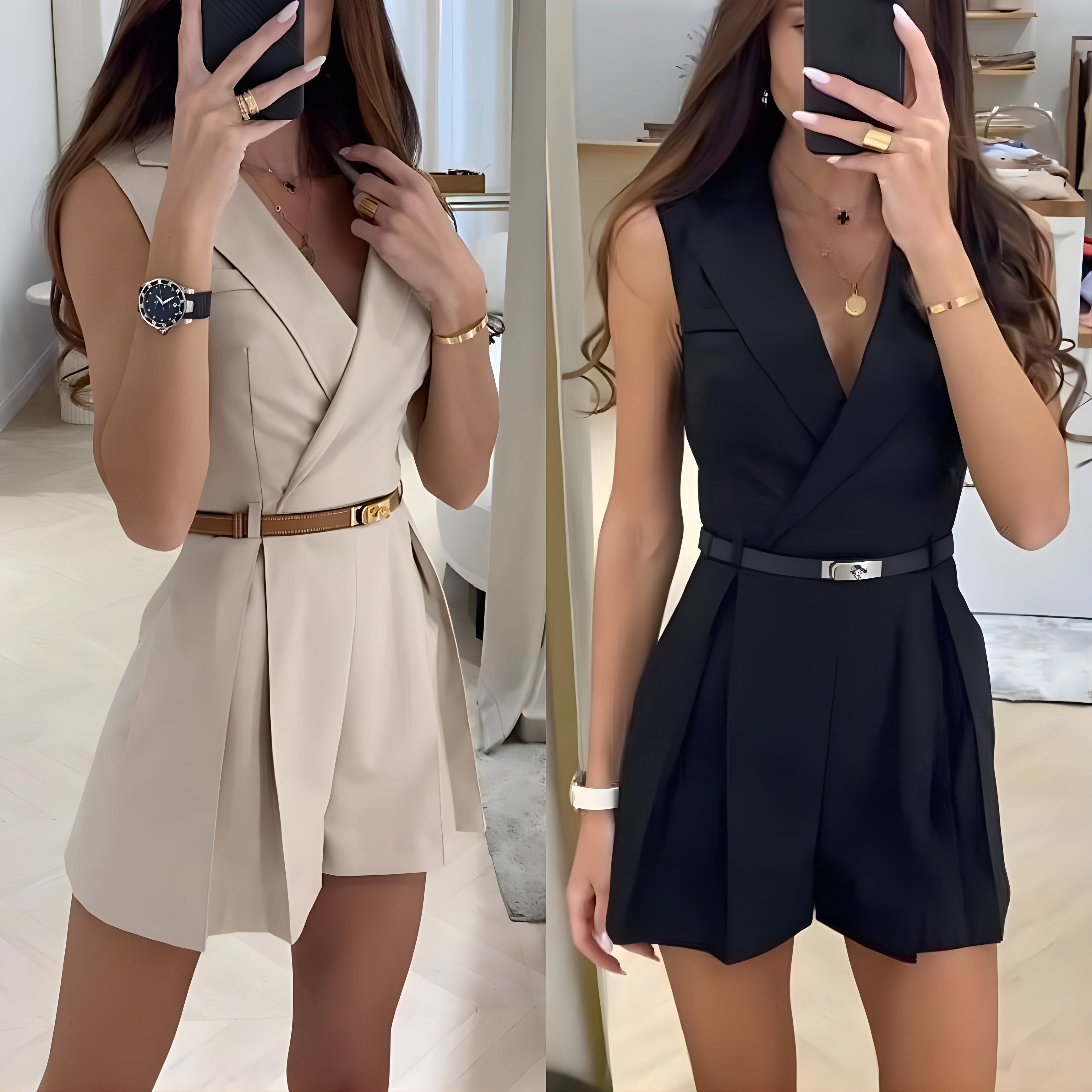 Camilla | Eleganter ärmelloser Overall