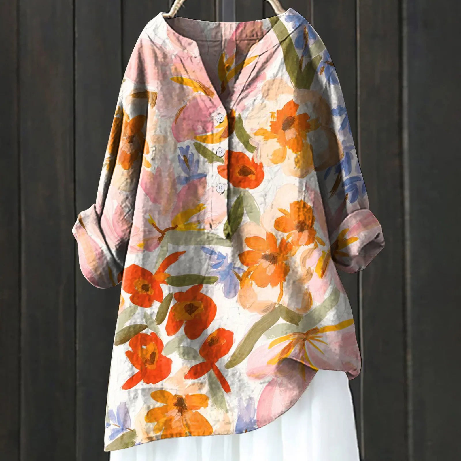 Angie | Lässige florale Bluse