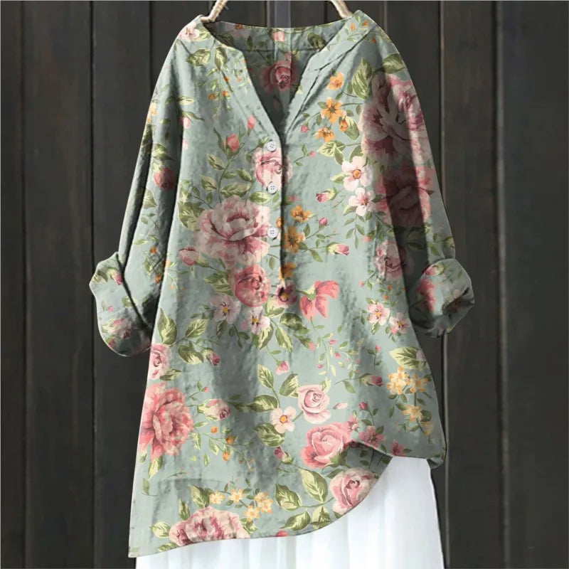 Angie | Lässige florale Bluse