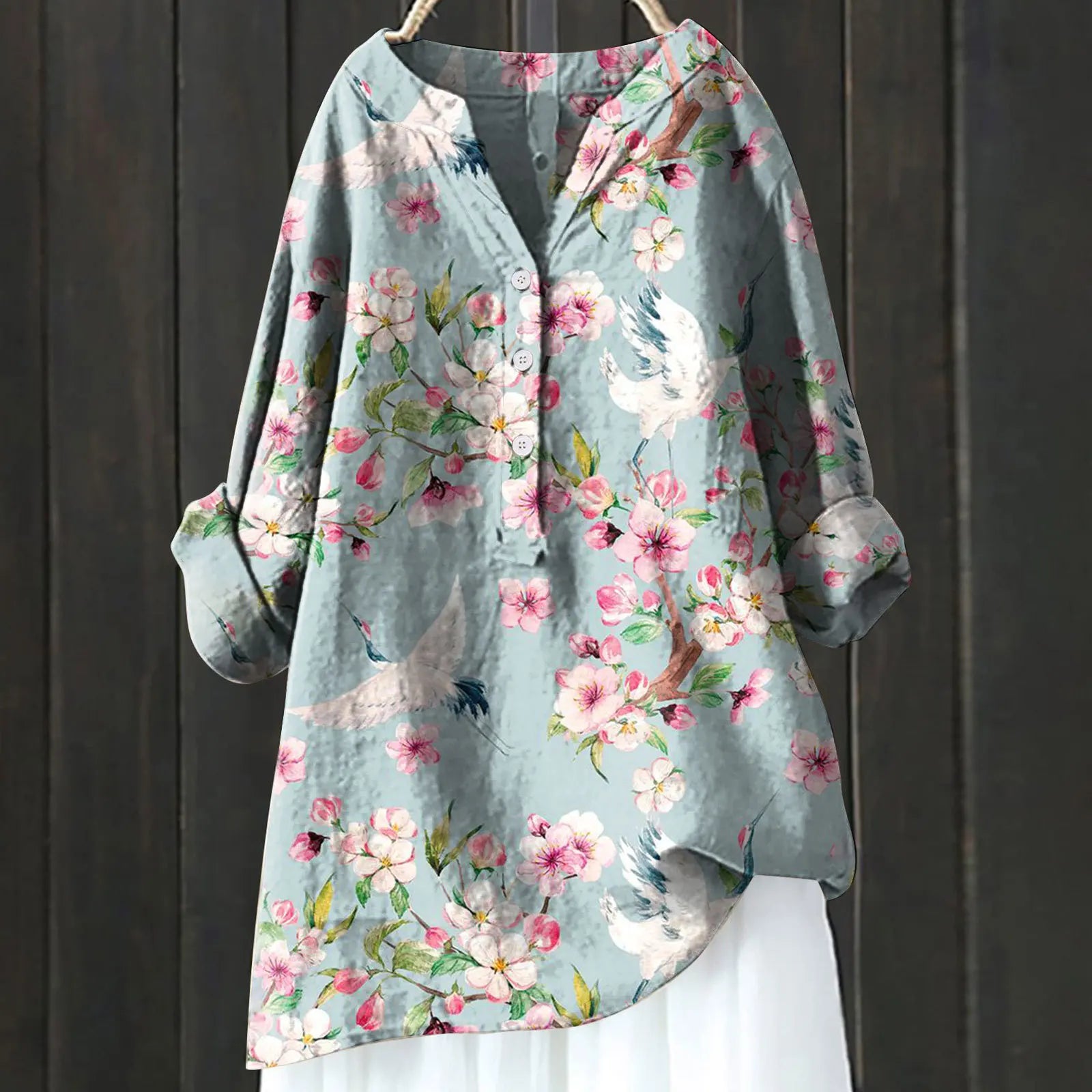 Angie | Lässige florale Bluse