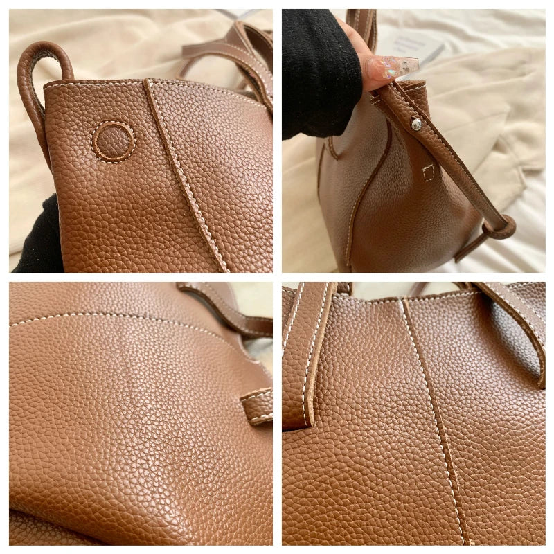Britta | Elegante Damen-Umhängetasche aus Kunstleder