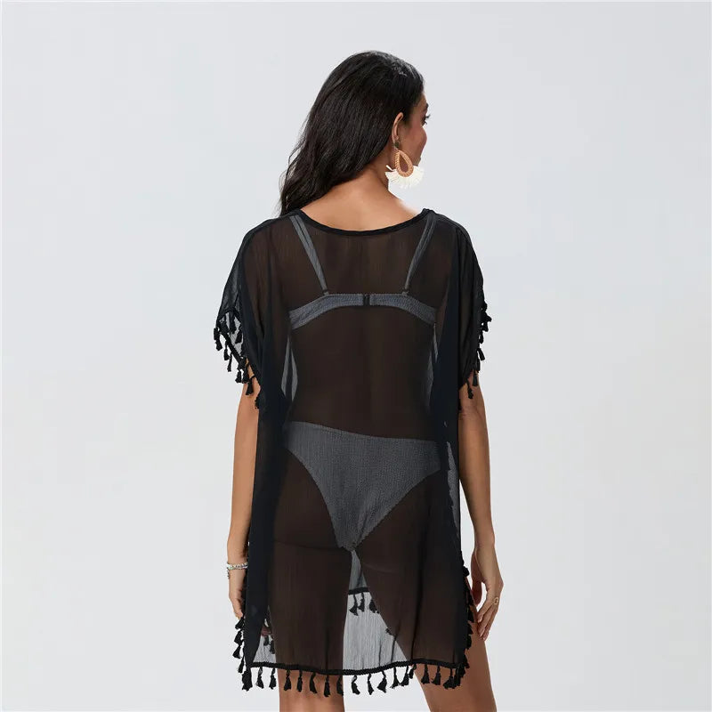 Dalia | Spitzen-Strandkleid mit eleganten Details