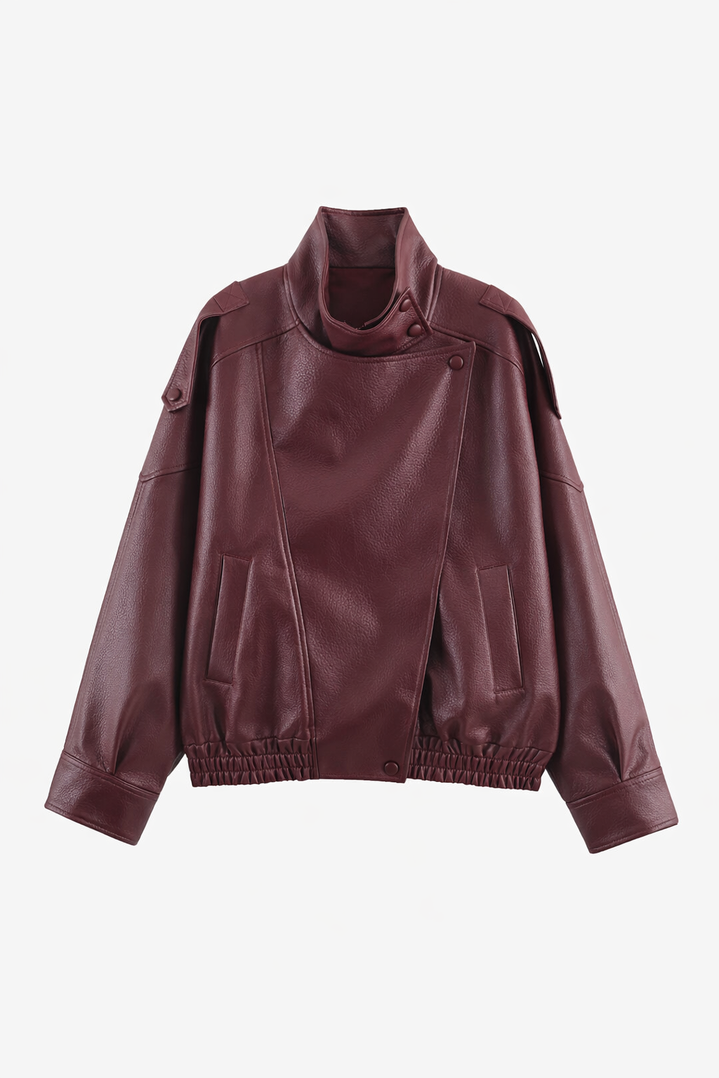 Selorina | Asymmetrische Lederjacke