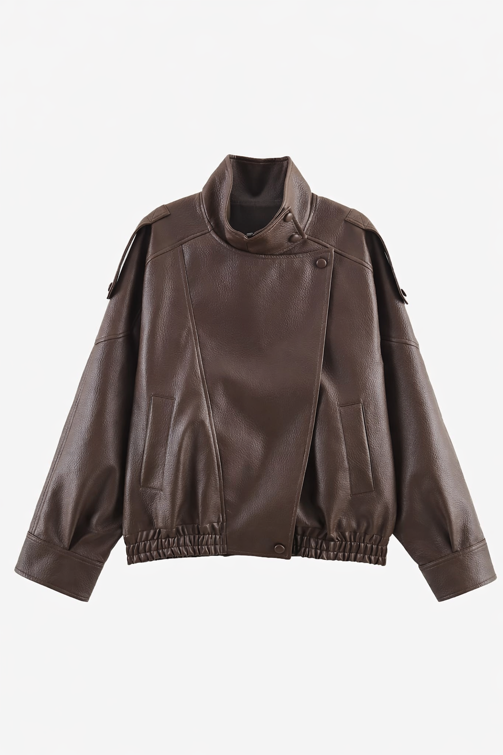 Selorina | Asymmetrische Lederjacke