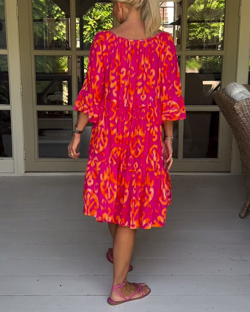 Mia | Modisches bedrucktes Kleid
