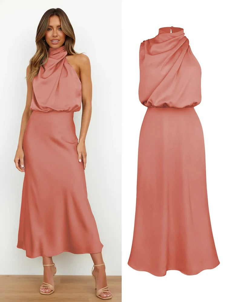 Romina | Ärmelloses langes Kleid