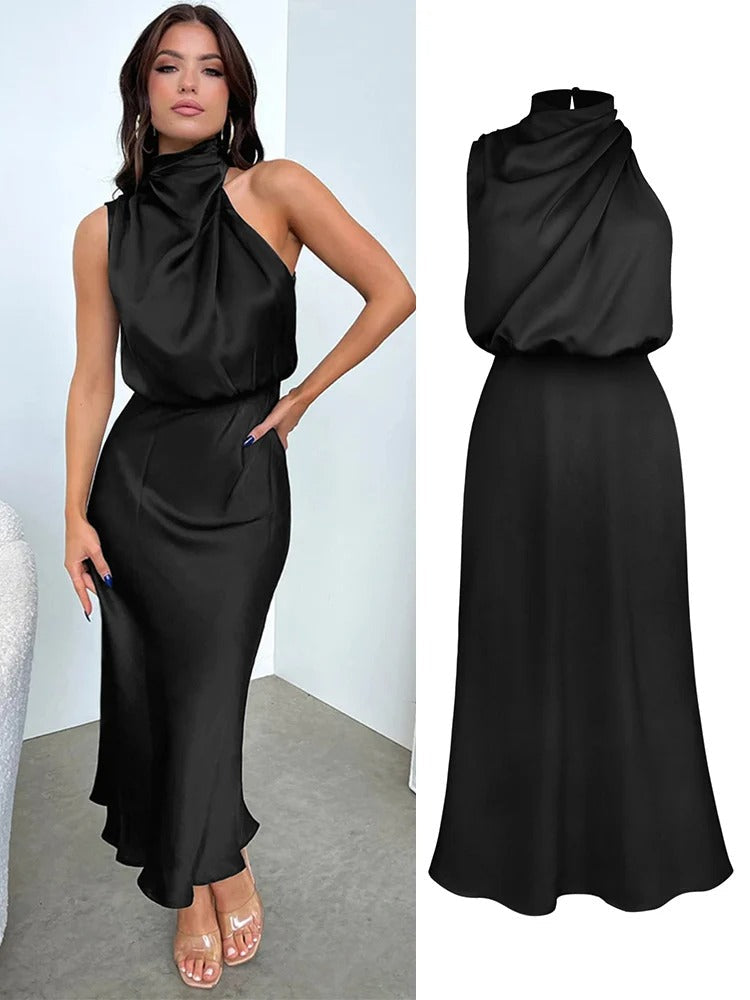 Romina | Ärmelloses langes Kleid
