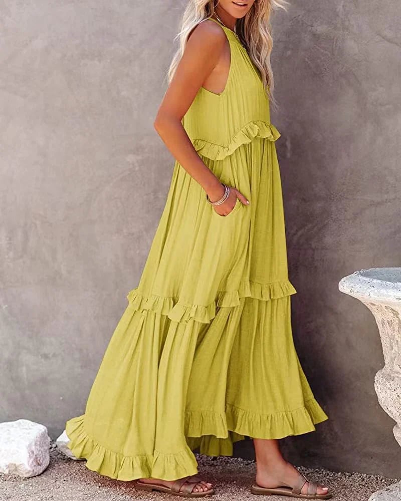 Gaia | Maxi langes Kleid