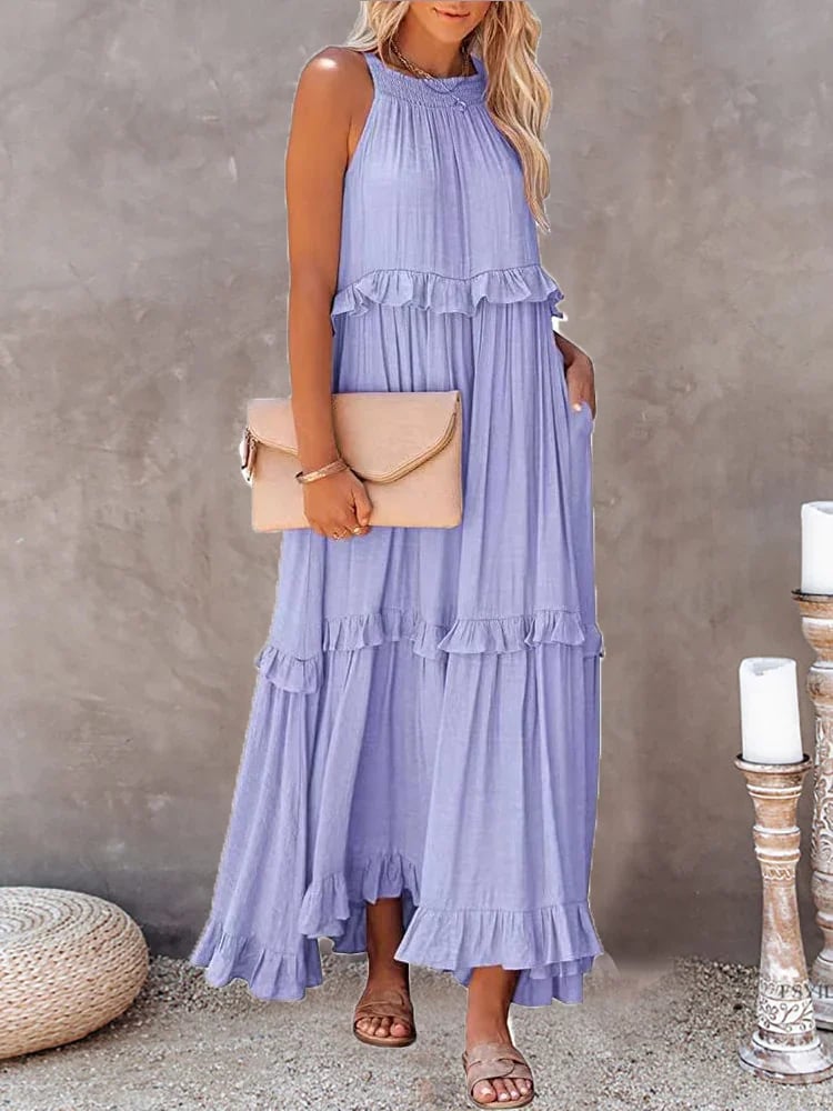 Gaia | Maxi langes Kleid