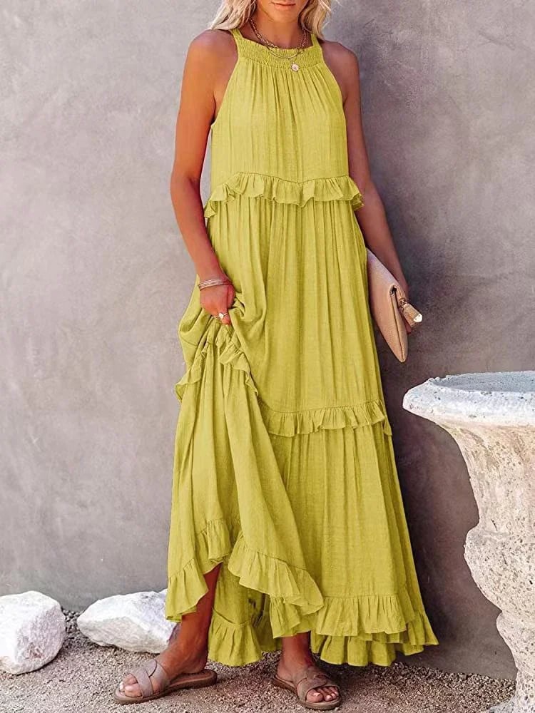 Gaia | Maxi langes Kleid