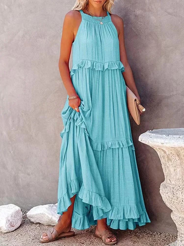Gaia | Maxi langes Kleid