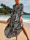 Zara | Abito da Spiaggia Zebra Elegante e Leggero per Estate 6
