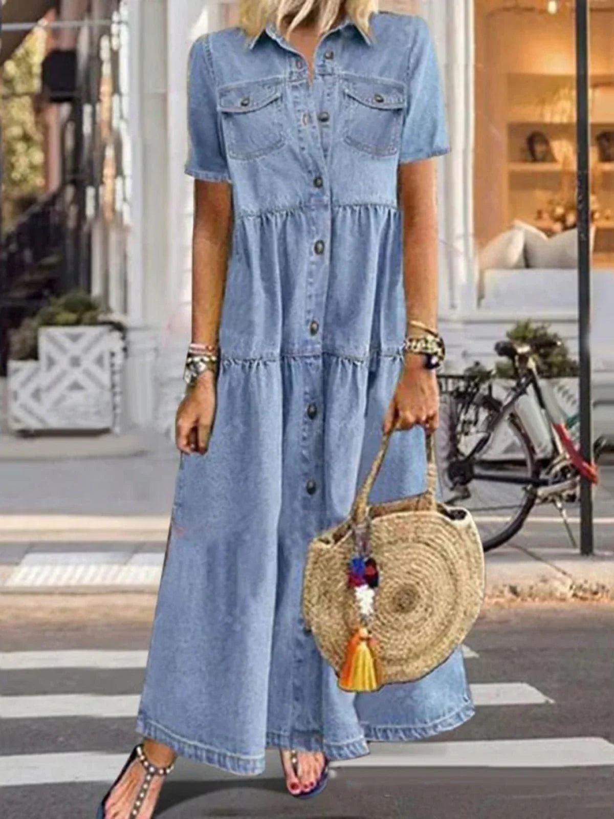 Bionda | Klassisches langes Kleid